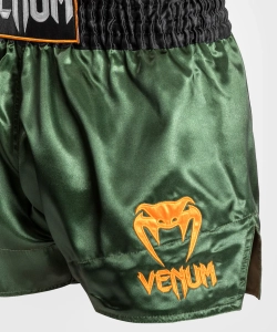 Spodenki VENUM Classic Muay Thai Zielono/Czarno/ Złote
