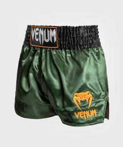 Spodenki VENUM Classic Muay Thai Zielono/Czarno/ Złote