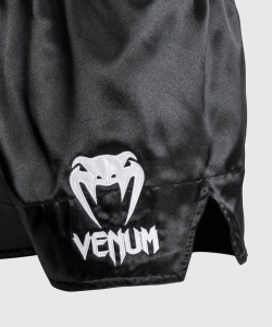 Spodenki VENUM Classic Muay Thai Czarno/Białe