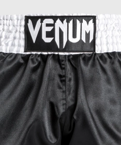 Spodenki VENUM Classic Muay Thai Czarno/Białe