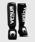 VENUM Ochraniacze Piszczeli MMA Materiałowe Czarno/Białe
