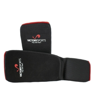 Ochraniacze Piszczeli MMA Elastyczne Victory Sports Czarne