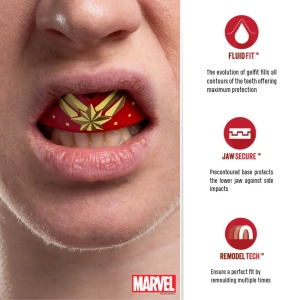 Ochraniacz na Zęby JUNIOR SafeJawz MARVEL Captain Marvel