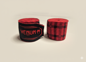 Owijki bokserskie VENUM Tartan 4,5m Fury Red