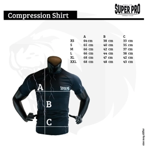 Rashguard Super Pro Combat Gear Thunder – krótki rękaw