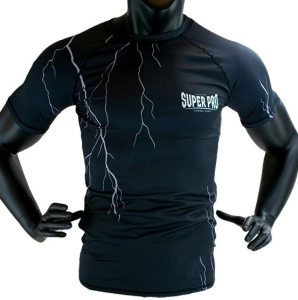 Rashguard Super Pro Combat Gear Thunder – krótki rękaw