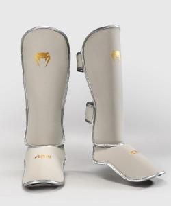 Ochraniacze Piszczeli Venum Contender 1.5  Ivory/Gold