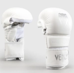 Rękawice MMA Sparingowe VENUM Contender 1.5 Biało/Srebrne
