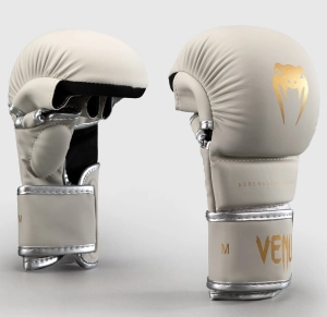 Rękawice MMA Sparingowe VENUM Contender 1.5 Ivory/Gold