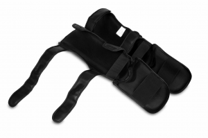 Ochraniacze Piszczeli Goleni BUSHIDO Czarno/Czerwone