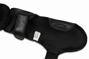 Ochraniacze Piszczeli Goleni BUSHIDO Czarno/Czerwone