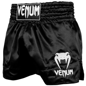Spodenki VENUM Muay Thai Classic Czarno/Białe