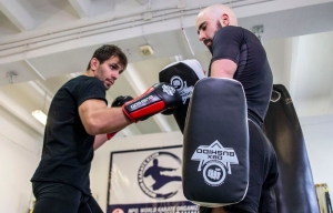 Tajska Tarcza Treningowa PAO T42C Bushido Czarno/Biała