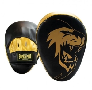 Tarcze Treningowe SUPER PRO Łapy Trenera 2szt.  Czarno/Złote